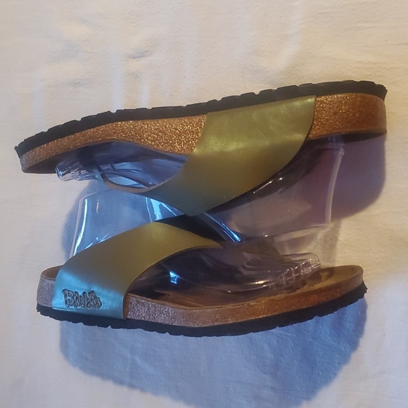 Birkies By Birkenstock Big Loop Army Green Sz 8-8.5M 10-10.5W (41) Thong Sandals - Picture 3 of 10